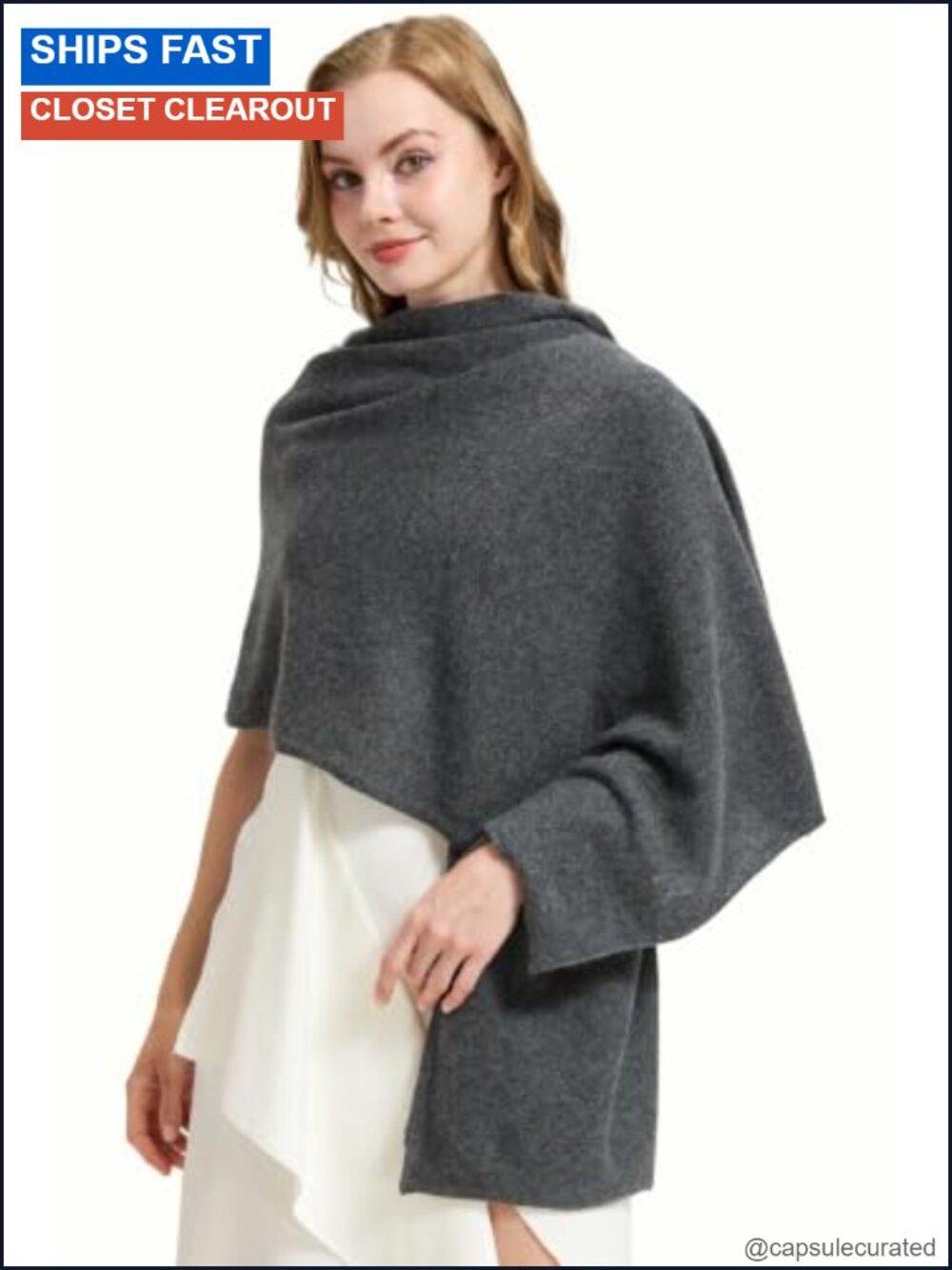 100% Cashmere Shawl Wrap Women Lightweight Travel Scarf Gift Box